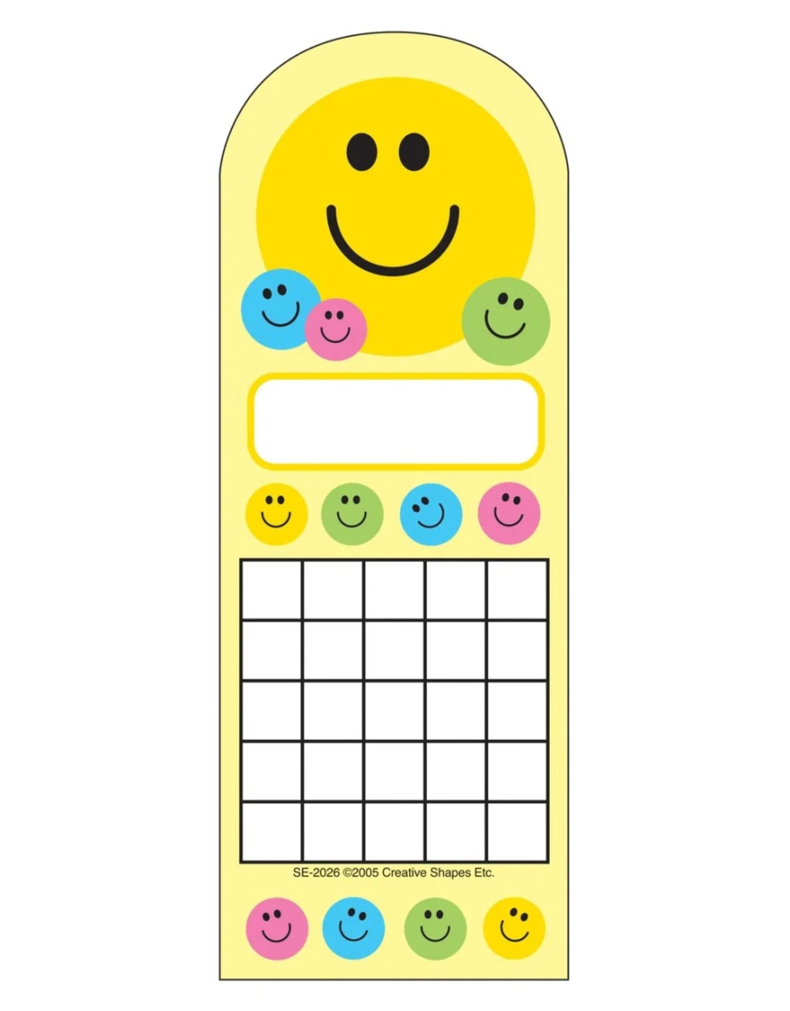 INCENTIVE BOOKMARK CHART: SMILE 24 PACK