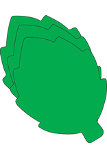 CUT OUT: GREEN LEAF SMALL 3" - 31 PACK