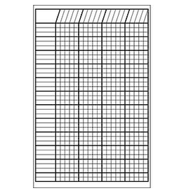 INCENTIVE CHART VERTICAL: 14"X22" WHITE