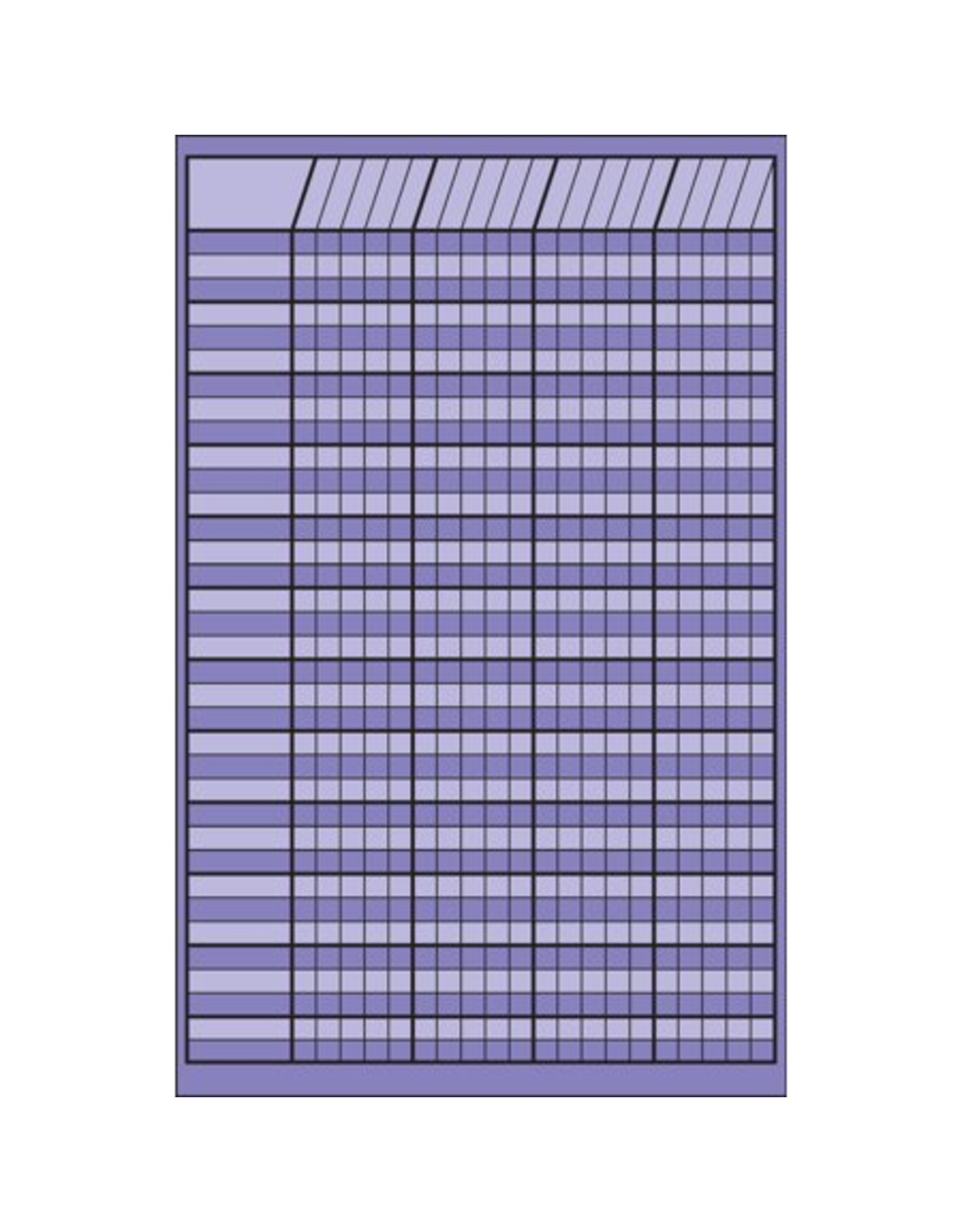 INCENTIVE CHART VERTICAL: 14"X22" LAVENDER