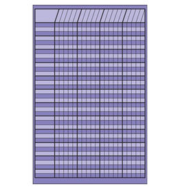 INCENTIVE CHART VERTICAL: 14"X22" LAVENDER