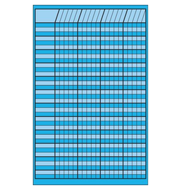 INCENTIVE  CHART VERTICAL: 14"X22" BLUE