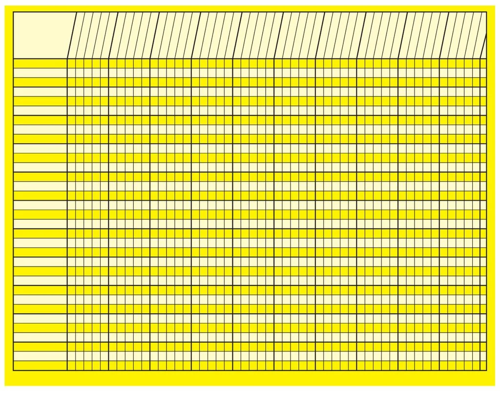 Horizontal Incentive Chart.pdf INCENTIVE CHART, HORIZONTAL : YELLOW - Creative Kids