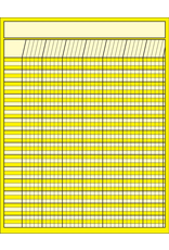 INCENTIVE  CHART VERTICAL: 22"X28" YELLOW