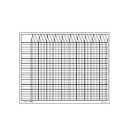 INCENTIVE CHART, HORIZONTAL : 22"X28" WHITE