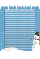 INCENTIVE CHART: SNOWMAN 22"X28"
