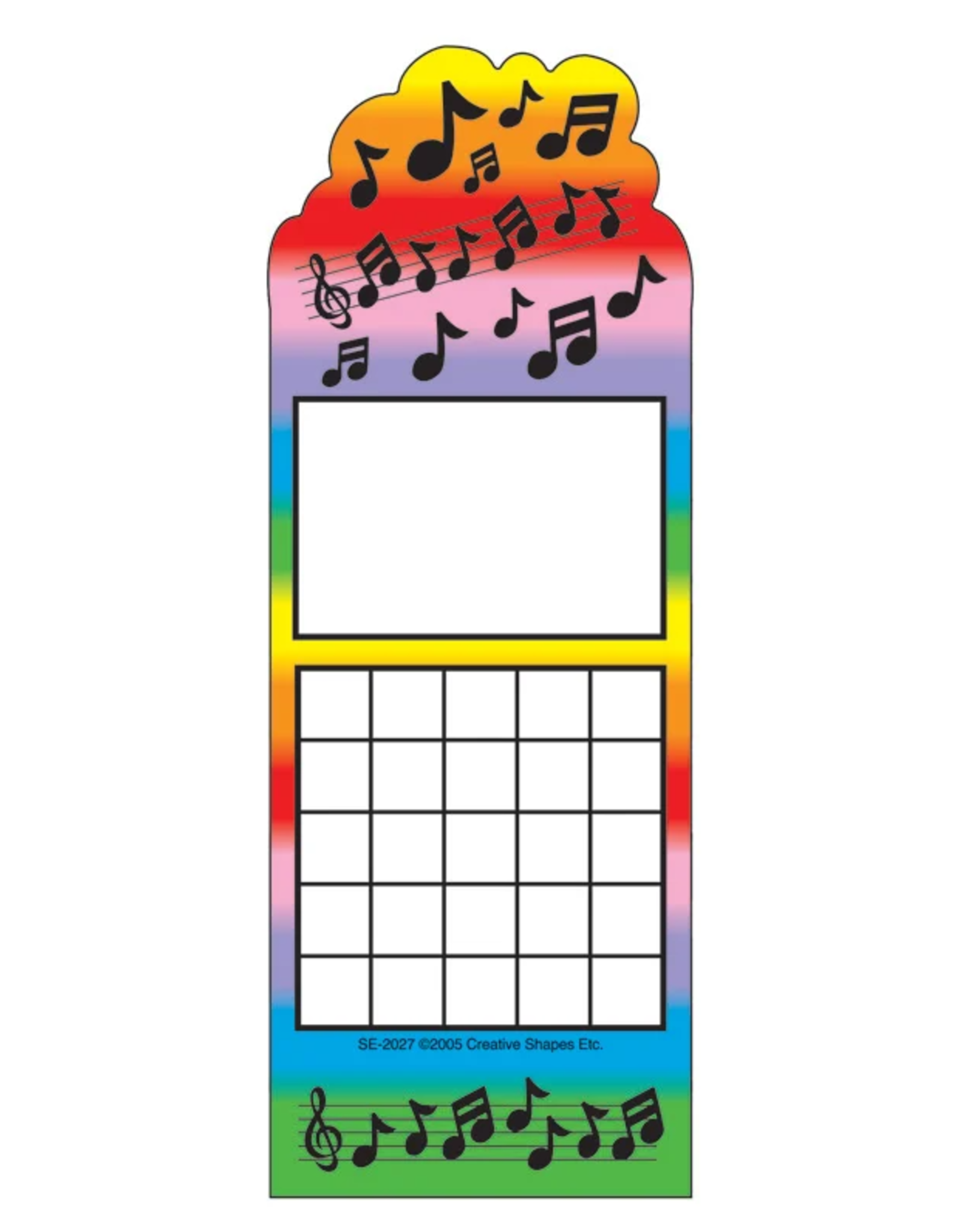 INCENTIVE BOOKMARK CHART: MUSIC 24 PACK