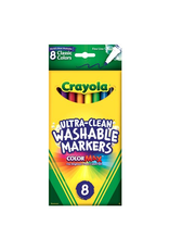 CRAYOLA MARKERS FINE LINE CLASSIC  8/PK WASHABLE