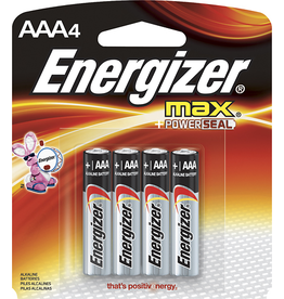 BATTERIES: AAA (4PK) ENERGIZER