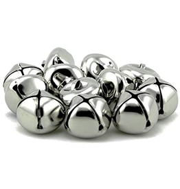BELLS: JINGLE 1" SILVER 18 PACK