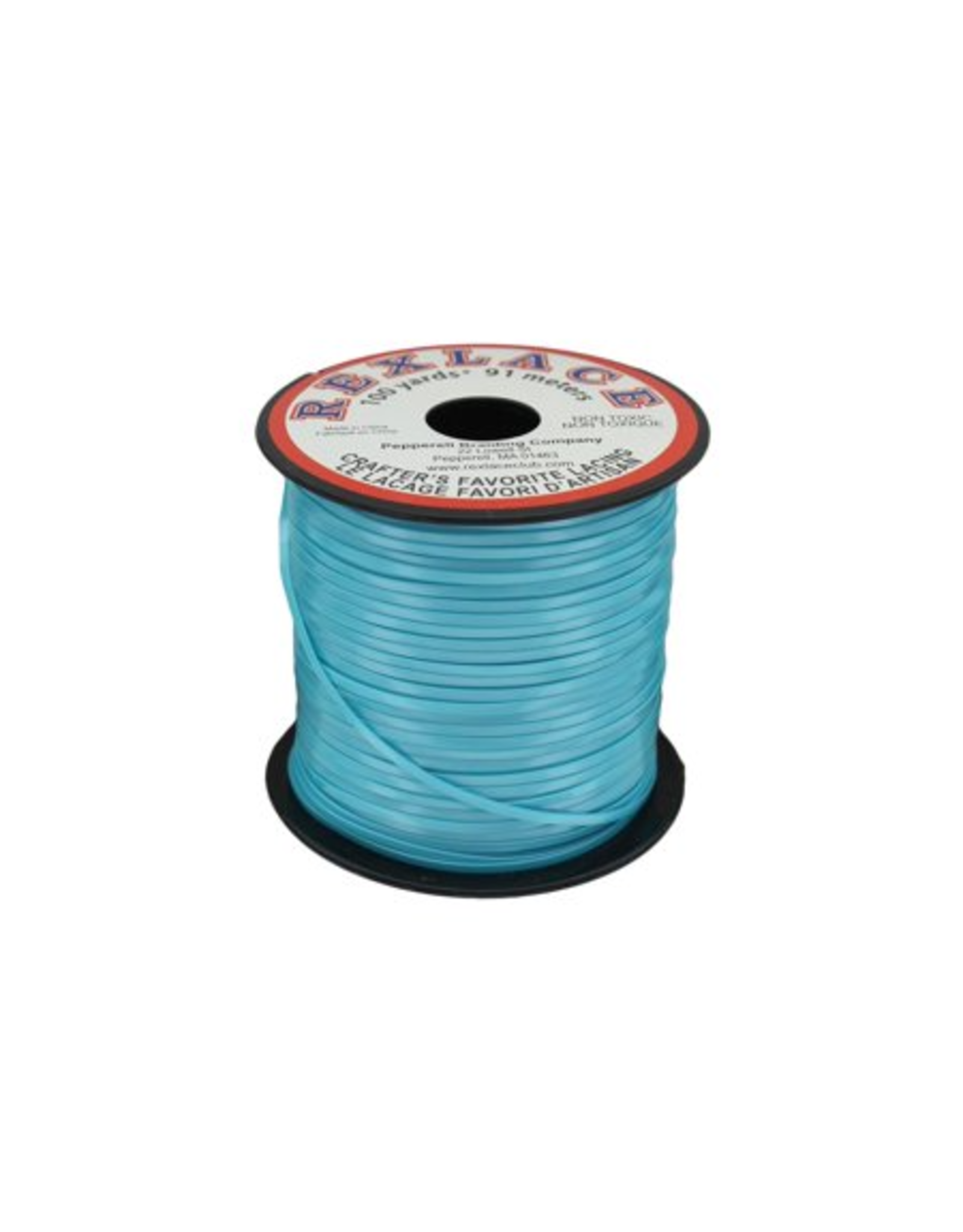 REXLACE: 100 YARD SPOOL -PEARL TURQUOISE