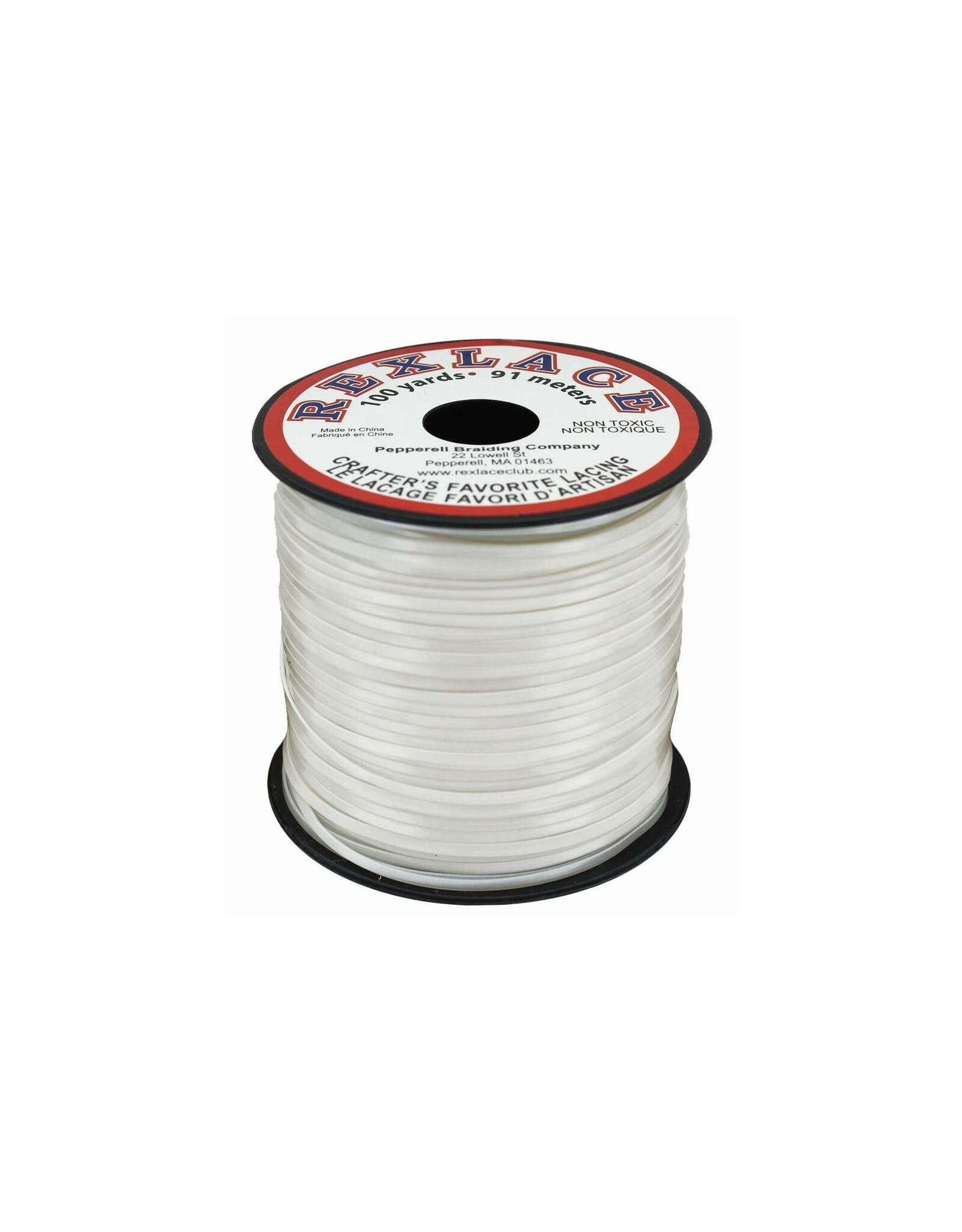 REXLACE: 100 YARD SPOOL - PEARL WHITE