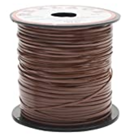 REXLACE: 100 YARD SPOOL - MEDIUM BROWN