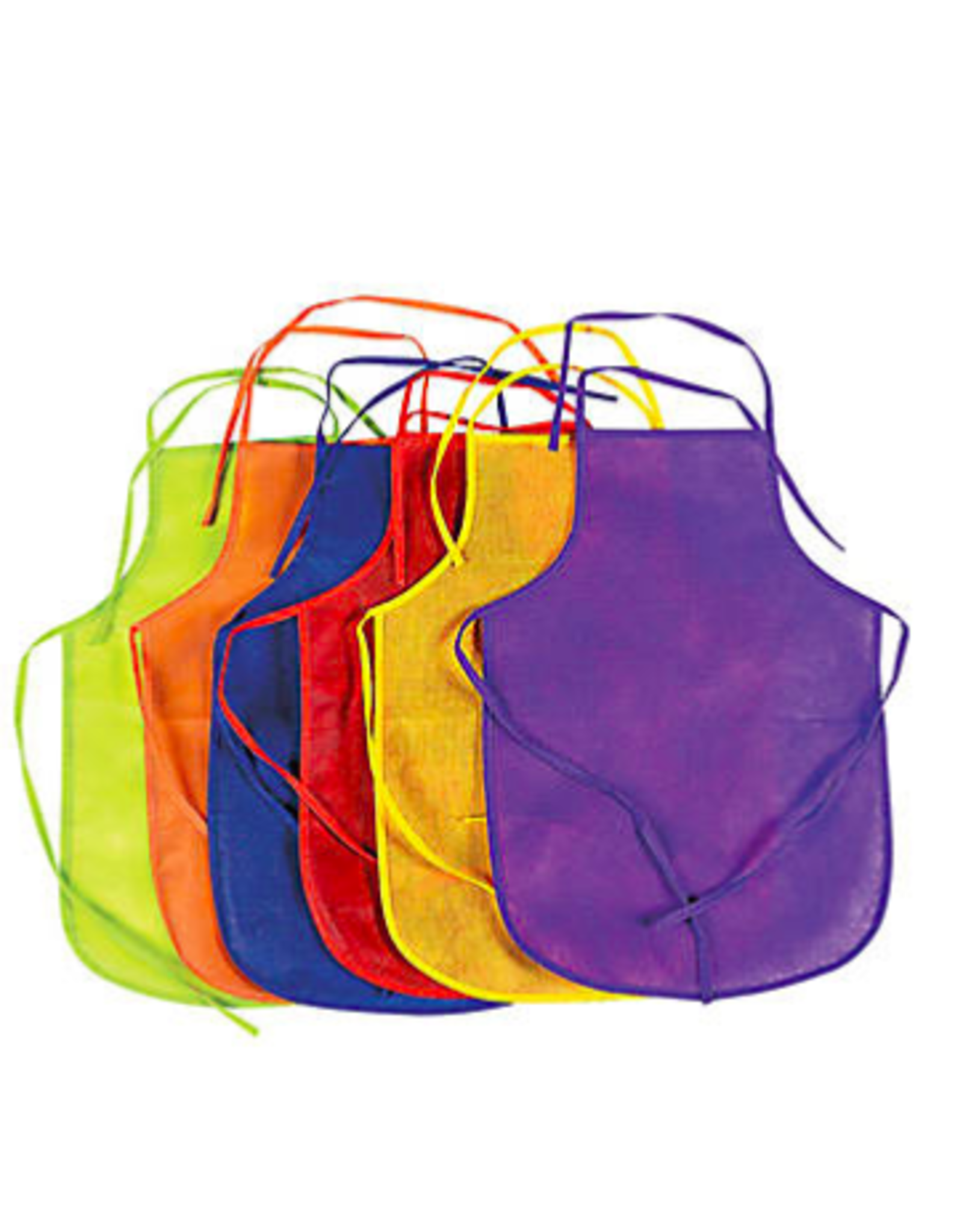 CHILD'S APRON - POLY NON WOVEN ASST COLORS 13"X19" 1PC