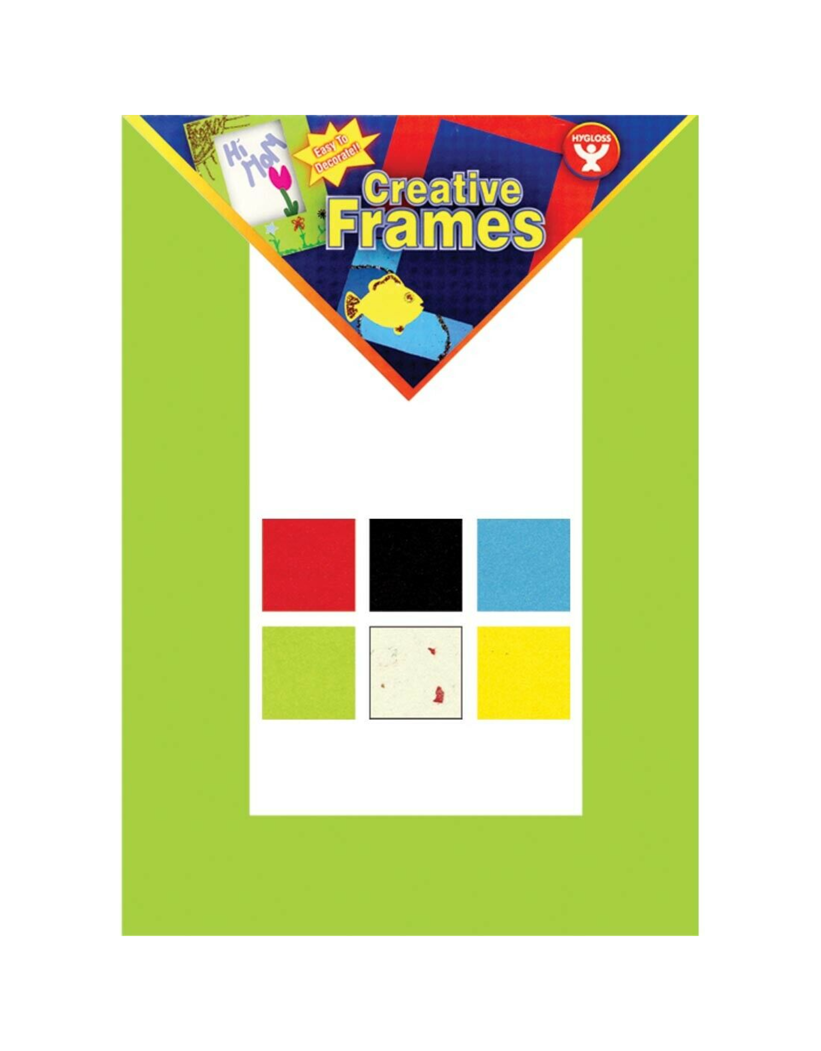 CREATIVE PICTURE FRAMES -4"x6"  ASSORTED COLORS 24 PACK