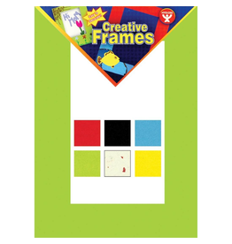 CREATIVE PICTURE FRAMES -4"x6"  ASSORTED COLORS 24 PACK