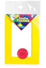 CREATIVE PICTURE FRAMES -4"x6"  ASSORTED COLORS 12 PACK