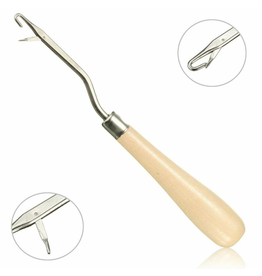 LATCH HOOK - WOOD HANDLE