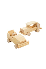 WOOD CAR: UNFINISHED/UNPAINTED