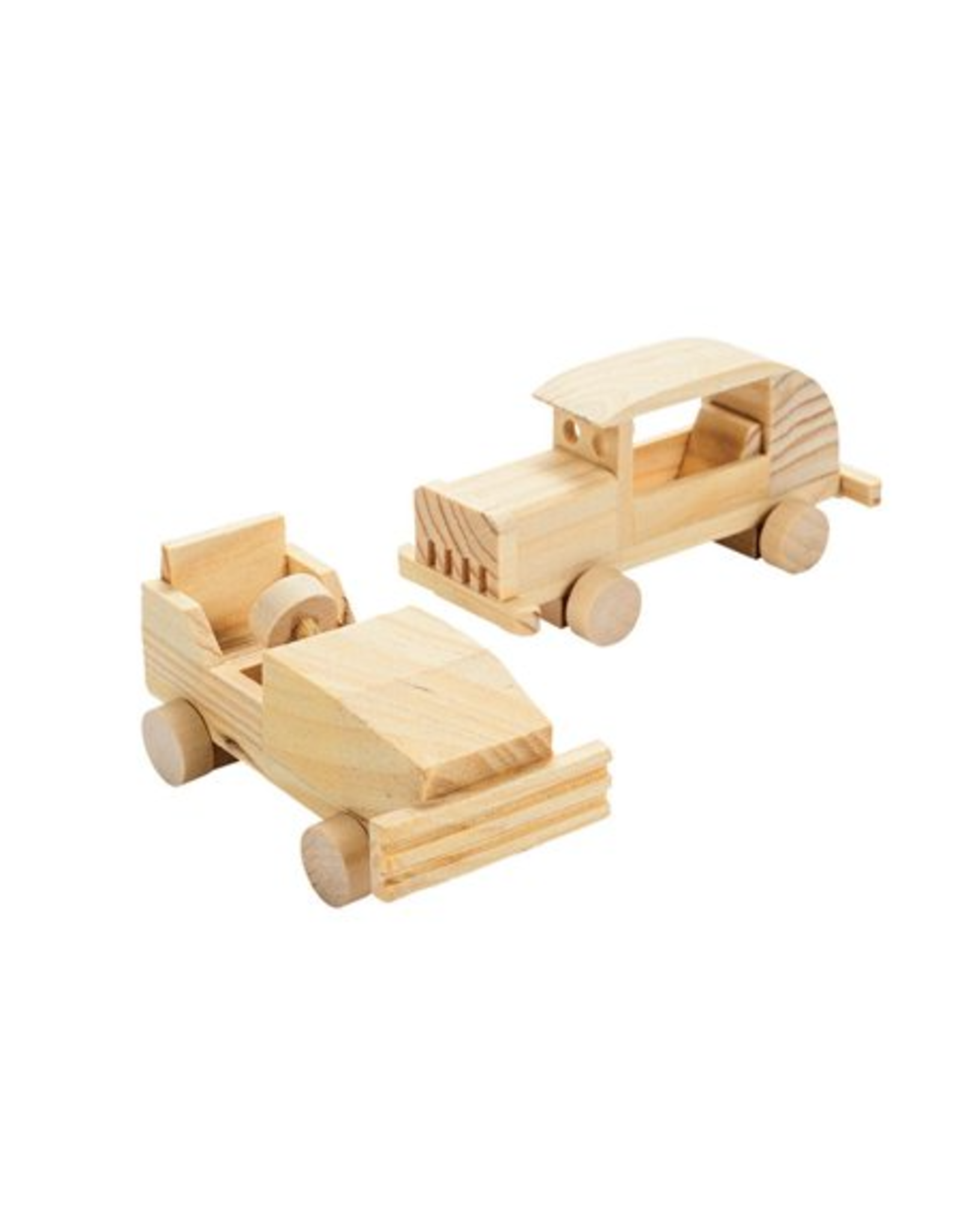 WOOD CAR: UNFINISHED/UNPAINTED