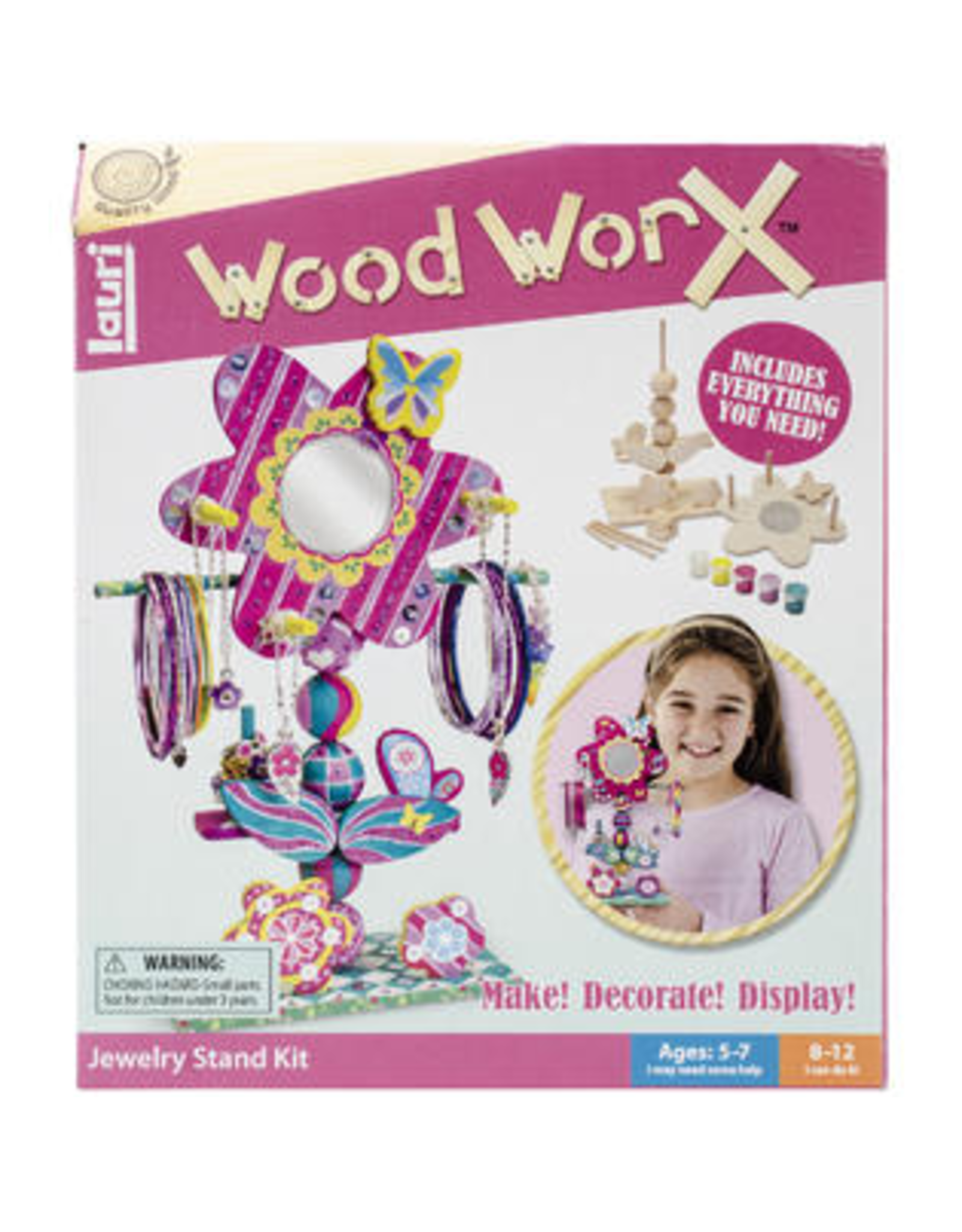 WOOD JEWELRY STAND KIT