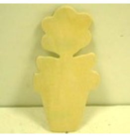 WOOD SHAPE: FLOWER POT
