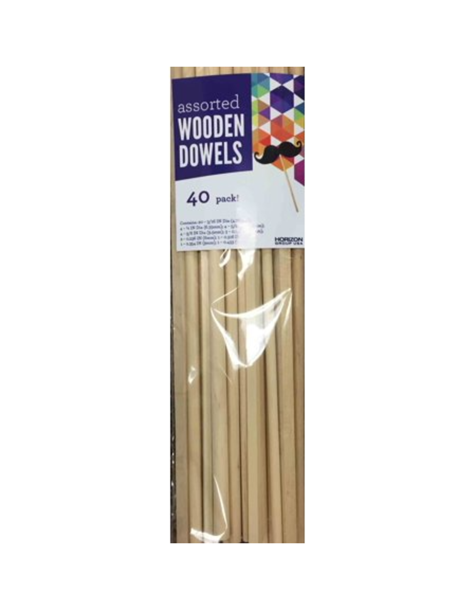 WOODEN DOWELS ASSORTED SIZES Creative Kids