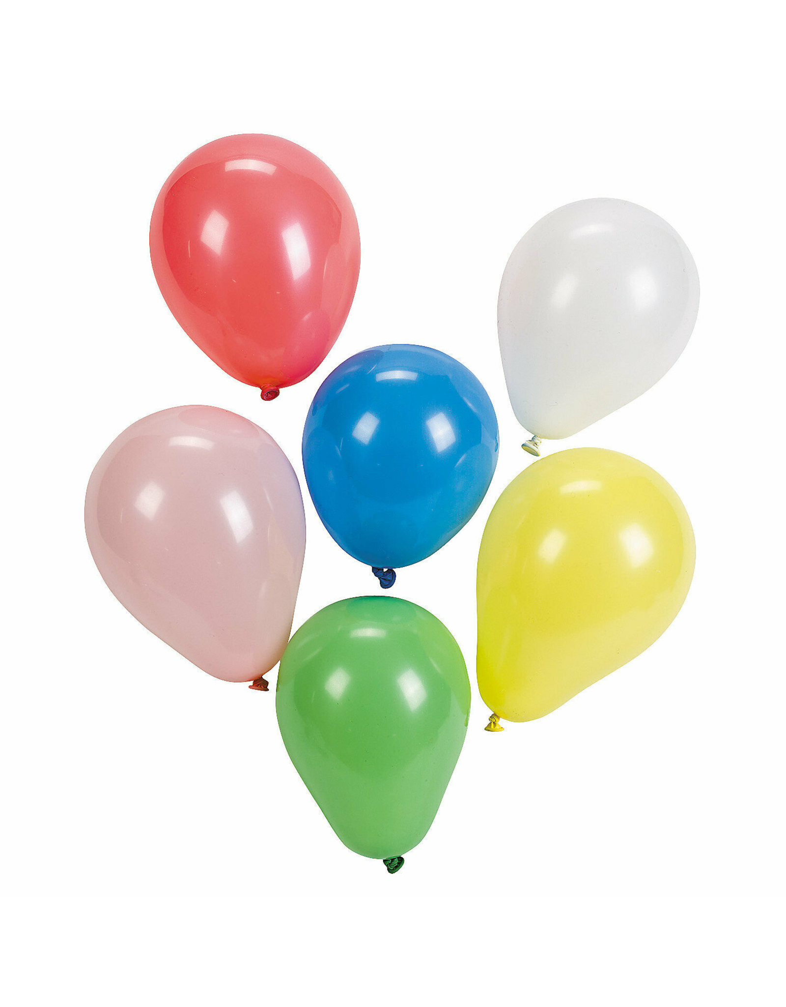 BALLOONS ASSORTED COLORS   9"  144 PACK