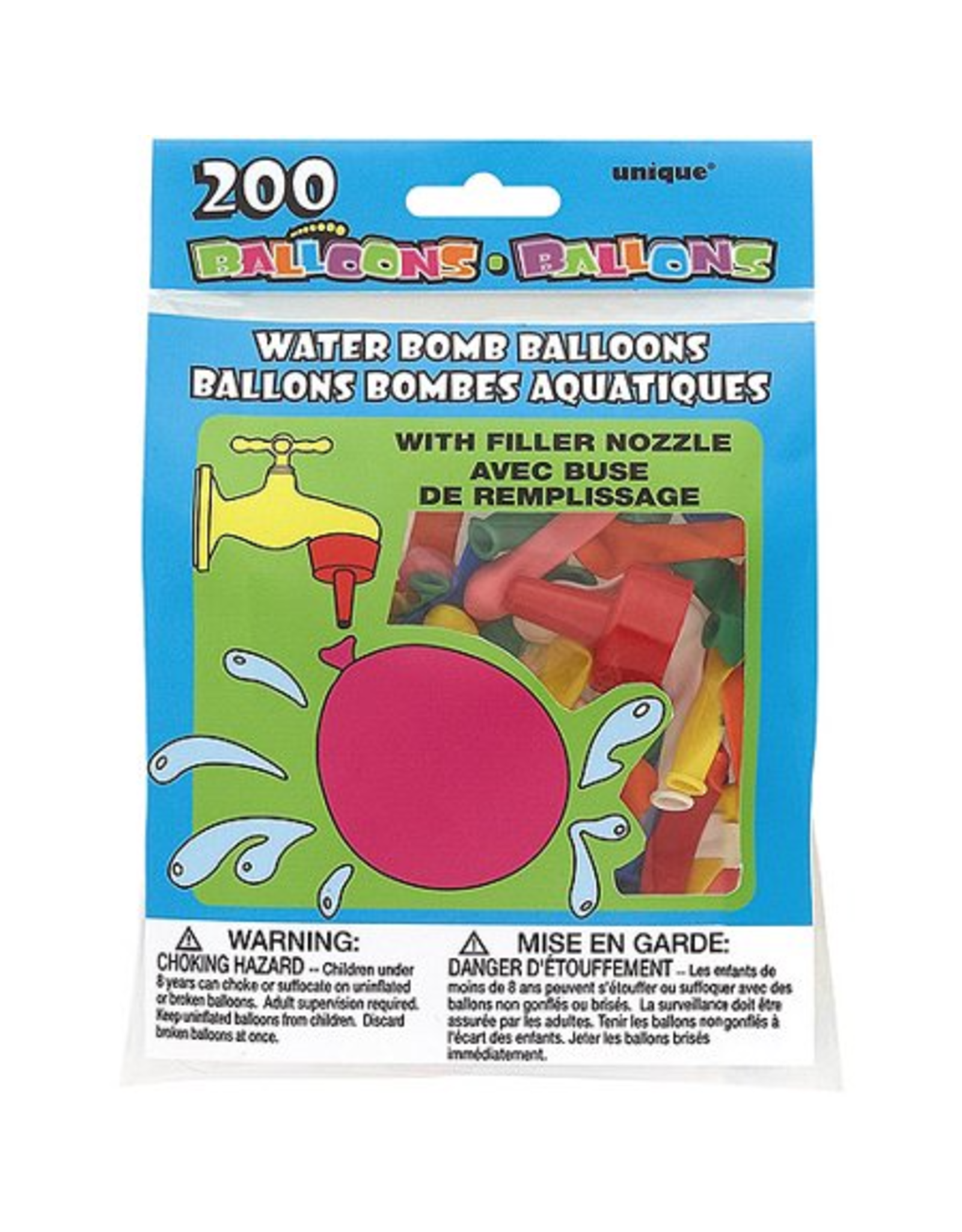Unique WATER BOMB BALLOONS - 200 PACK
