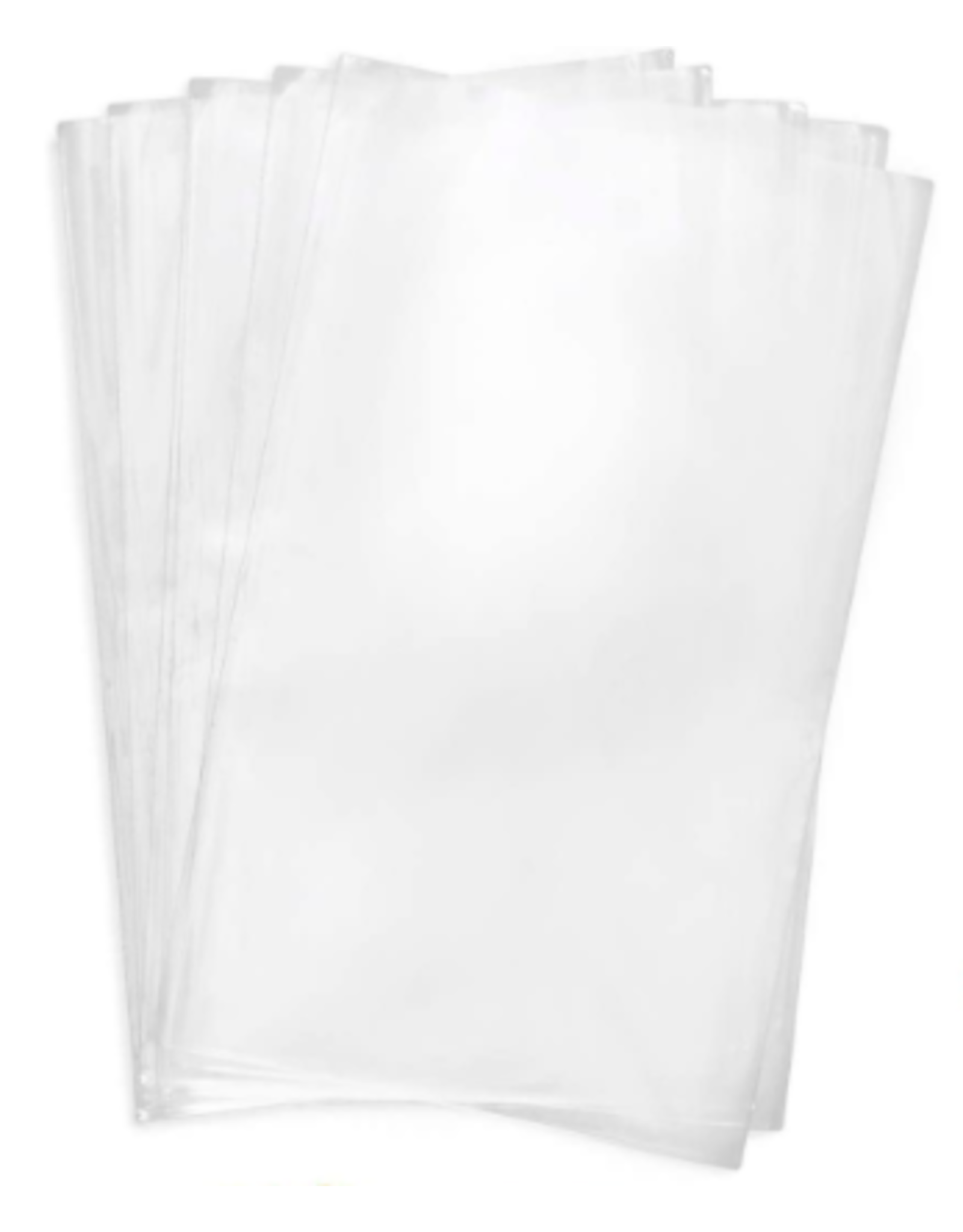 X - LARGE CELLOPHANE PARTY BAGS: CLEAR 6X13½ WITH TIES