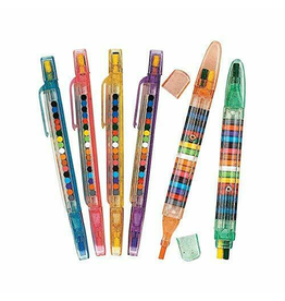 GLITTER STACKING CRAYONS - 6 PACK