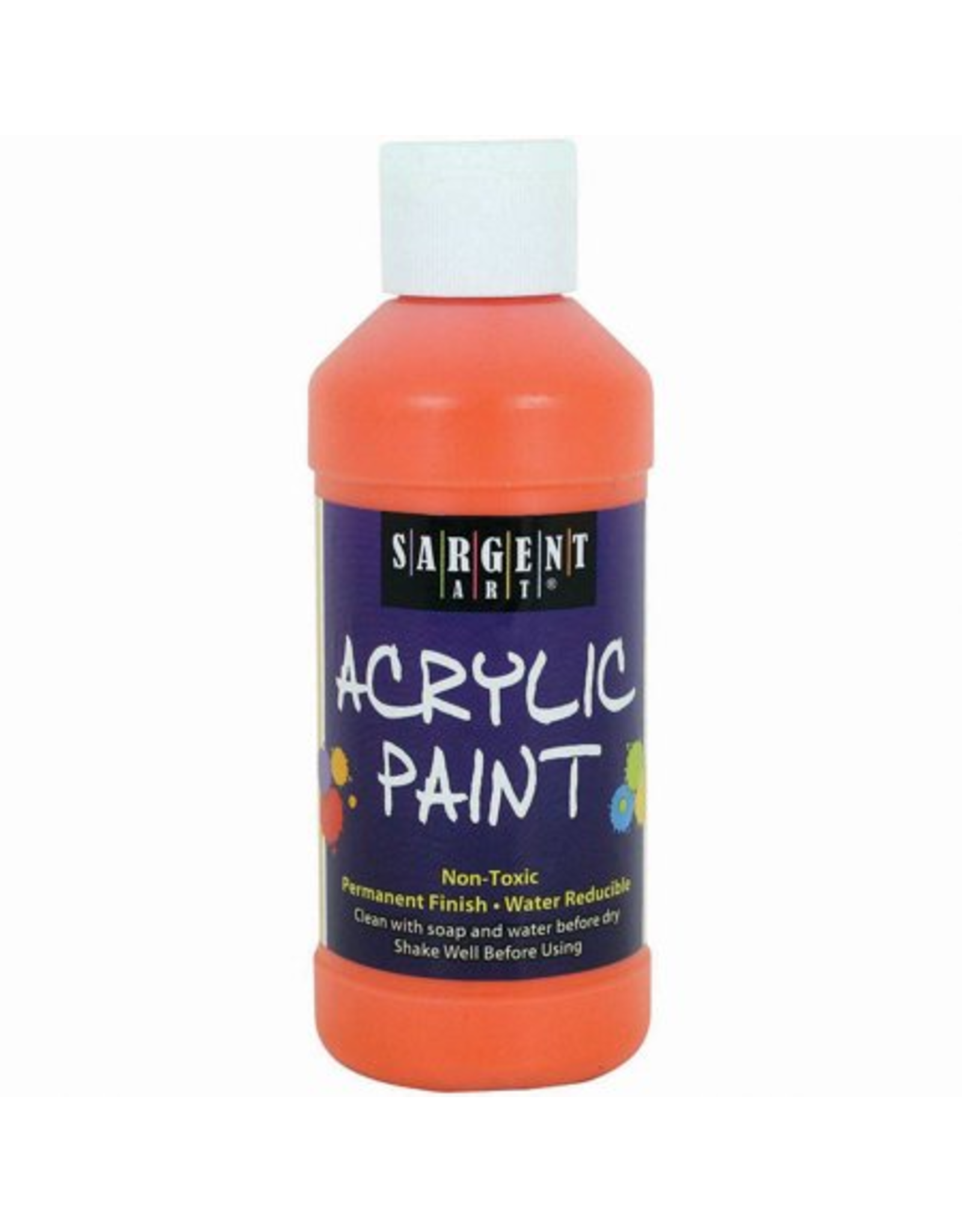 ACRYLIC PAINT- SARGENT - 8OZ ORANGE
