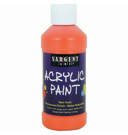 ACRYLIC PAINT- SARGENT - 8OZ ORANGE