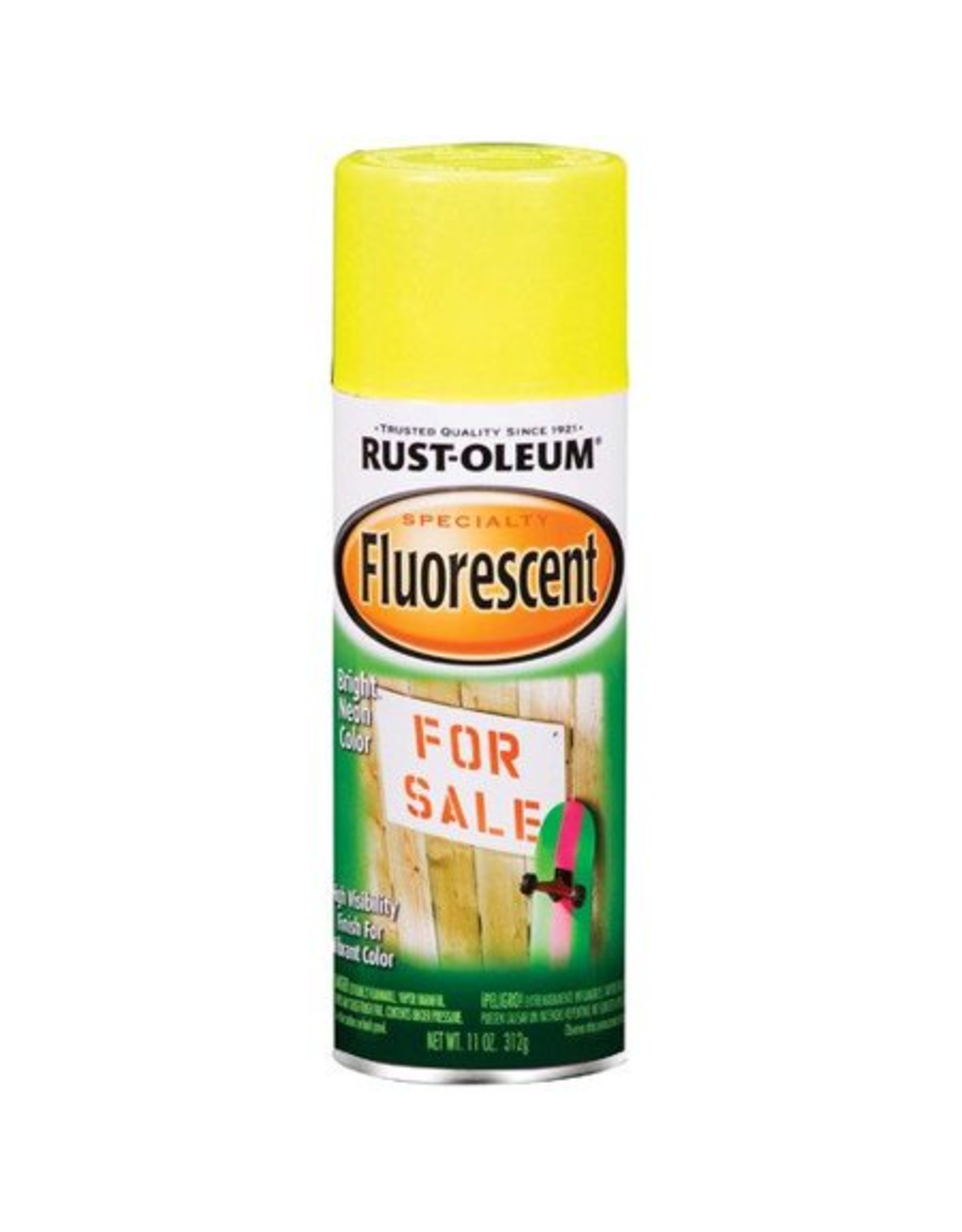 SPRAY PAINT: FLUORESCENT YELLOW 11oz