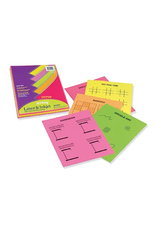 COPY PAPER: 20LB 8 1/2"X11"  ASSORTED HYPER PAPER 100 SHEETS