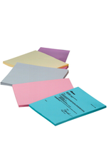 COPY PAPER: 20LB 8 1/2"X11" ASSORTED PASTEL COLORS 100 SHEETS