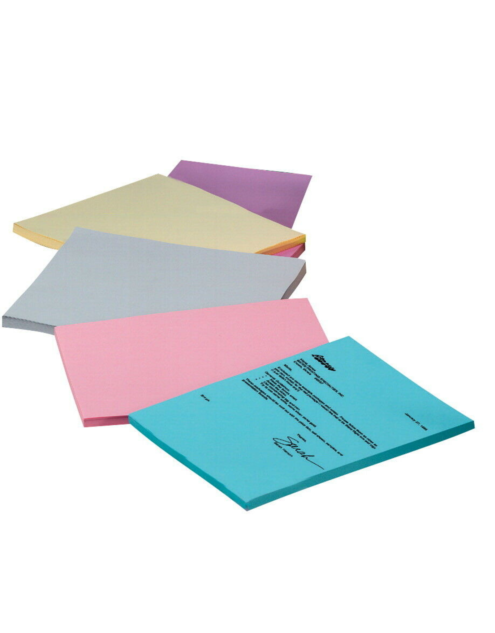 COPY PAPER: 20LB 8 1/2"X11" ASSORTED PASTEL COLORS 100 SHEETS
