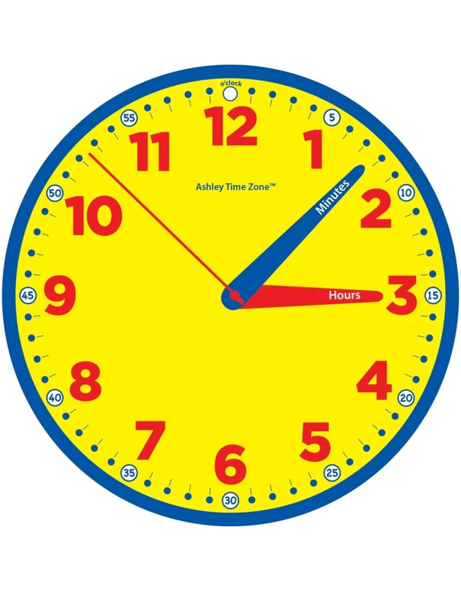 MAGNETIC TEACHING CLOCK  12"