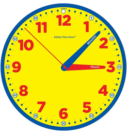 MAGNETIC TEACHING CLOCK  12"