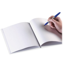 BLANK BOOK: HARDCOVER 8½"X11" 28 PAGES