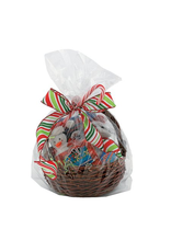 BAGS: CLEAR BASKET BAG 17x10 50/pk