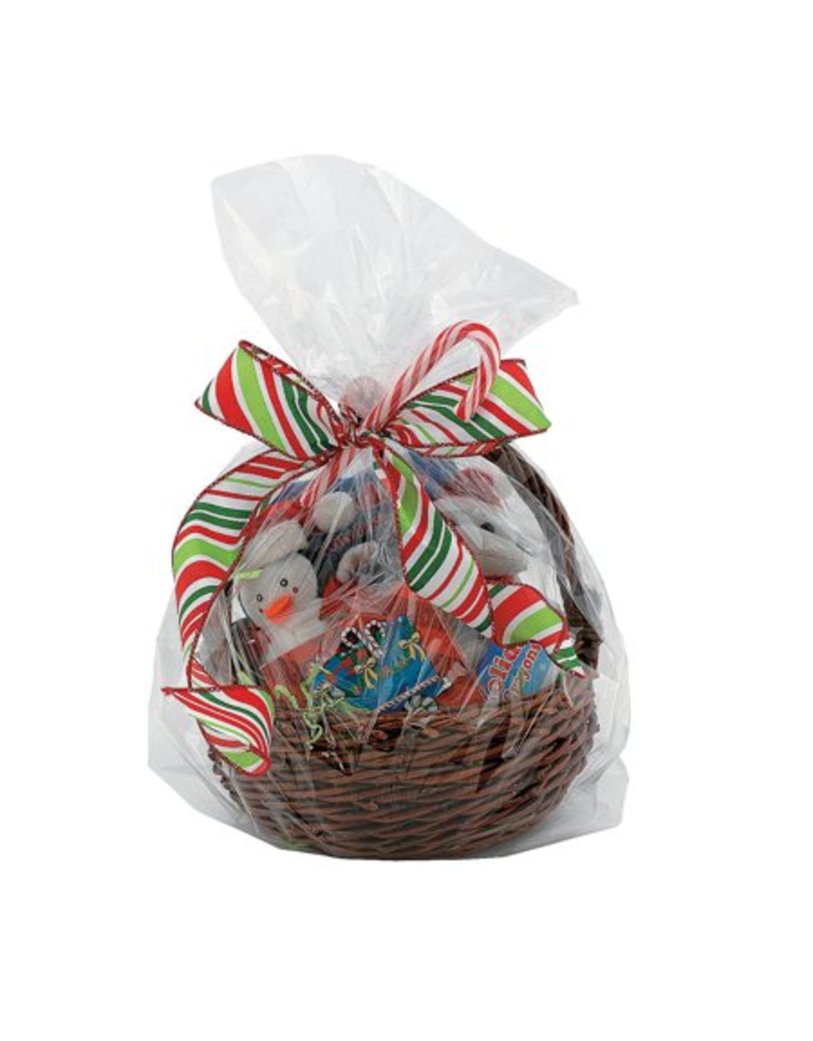 BAGS: CLEAR BASKET BAG 17x10 50/pk