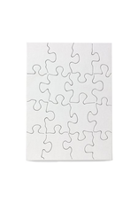 HYGLOSS PUZZLE BLANK: 4"x5½" 16PC