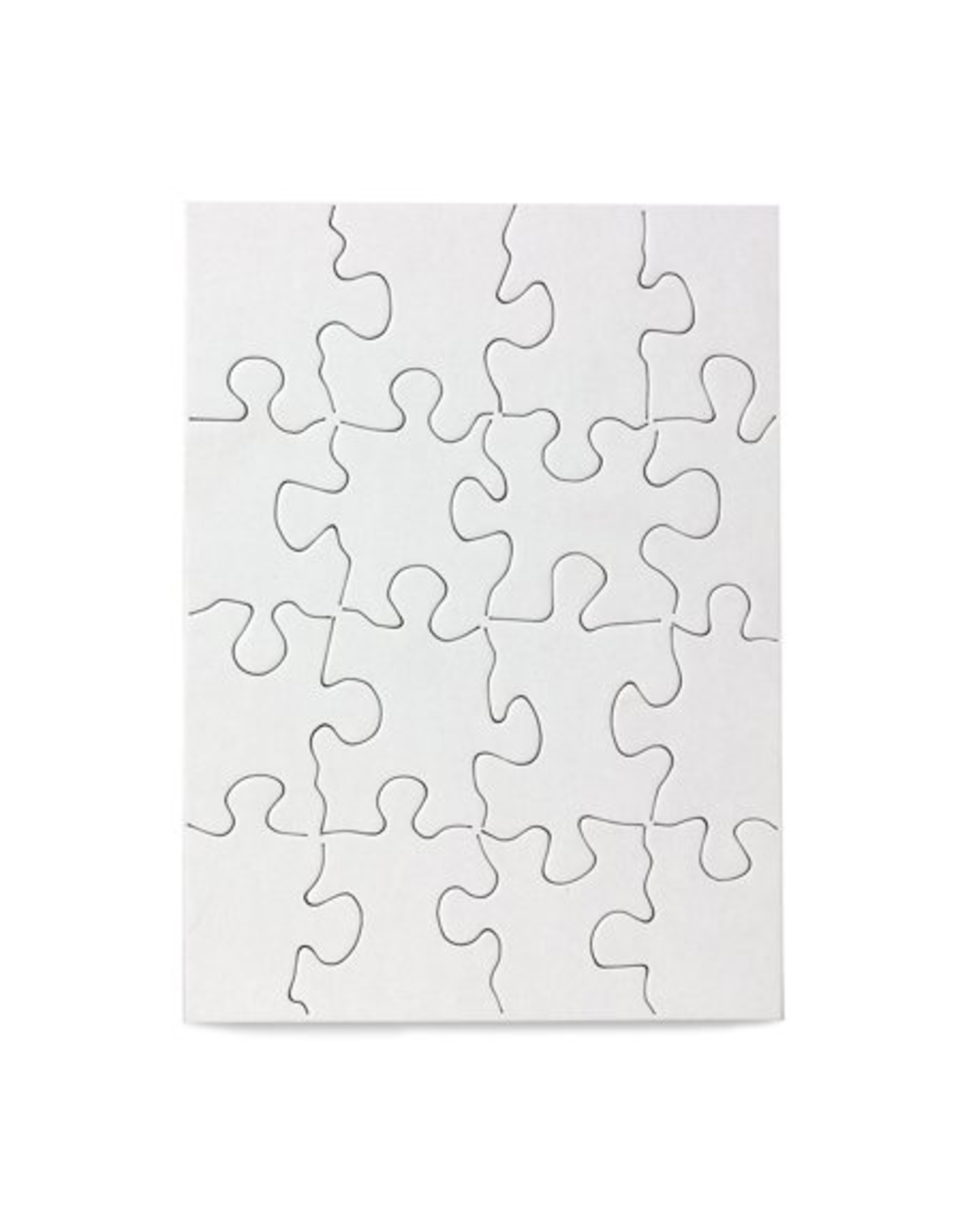 HYGLOSS PUZZLE BLANK: 4"x5½" 16PC