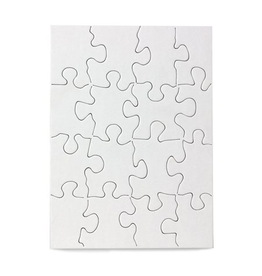 HYGLOSS PUZZLE BLANK: 4"x5½" 16PC