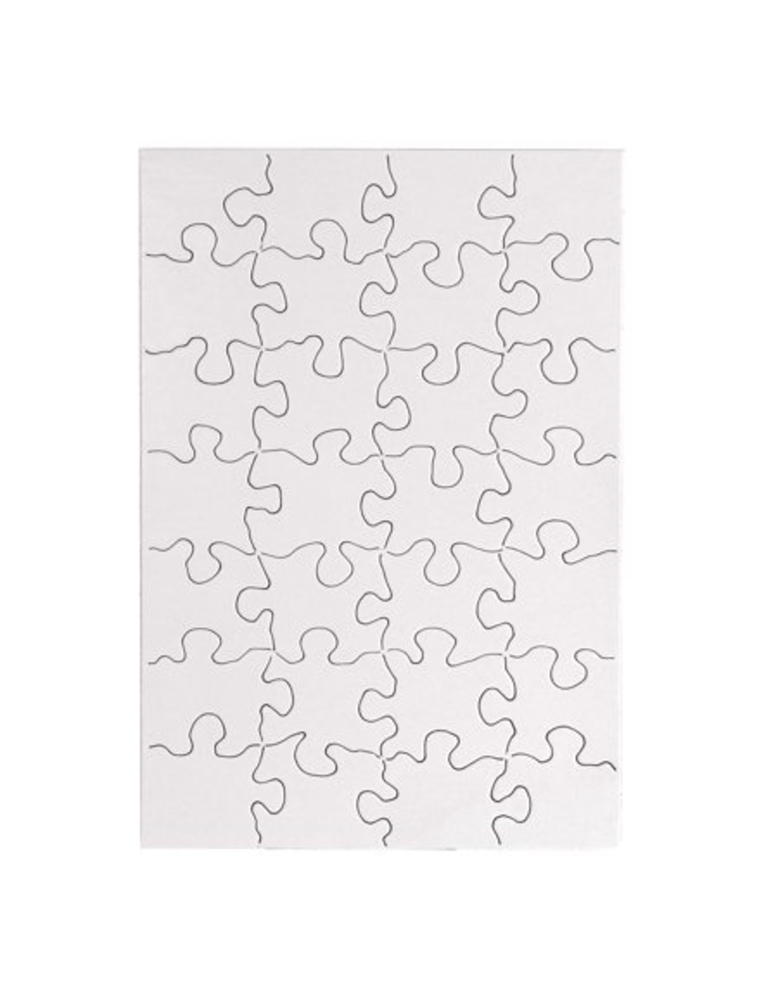 PUZZLE BLANK: 5½"X8" 28PC