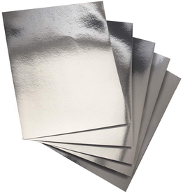 METALLIC PAPER: 8½x11 SILVER 100 PACK
