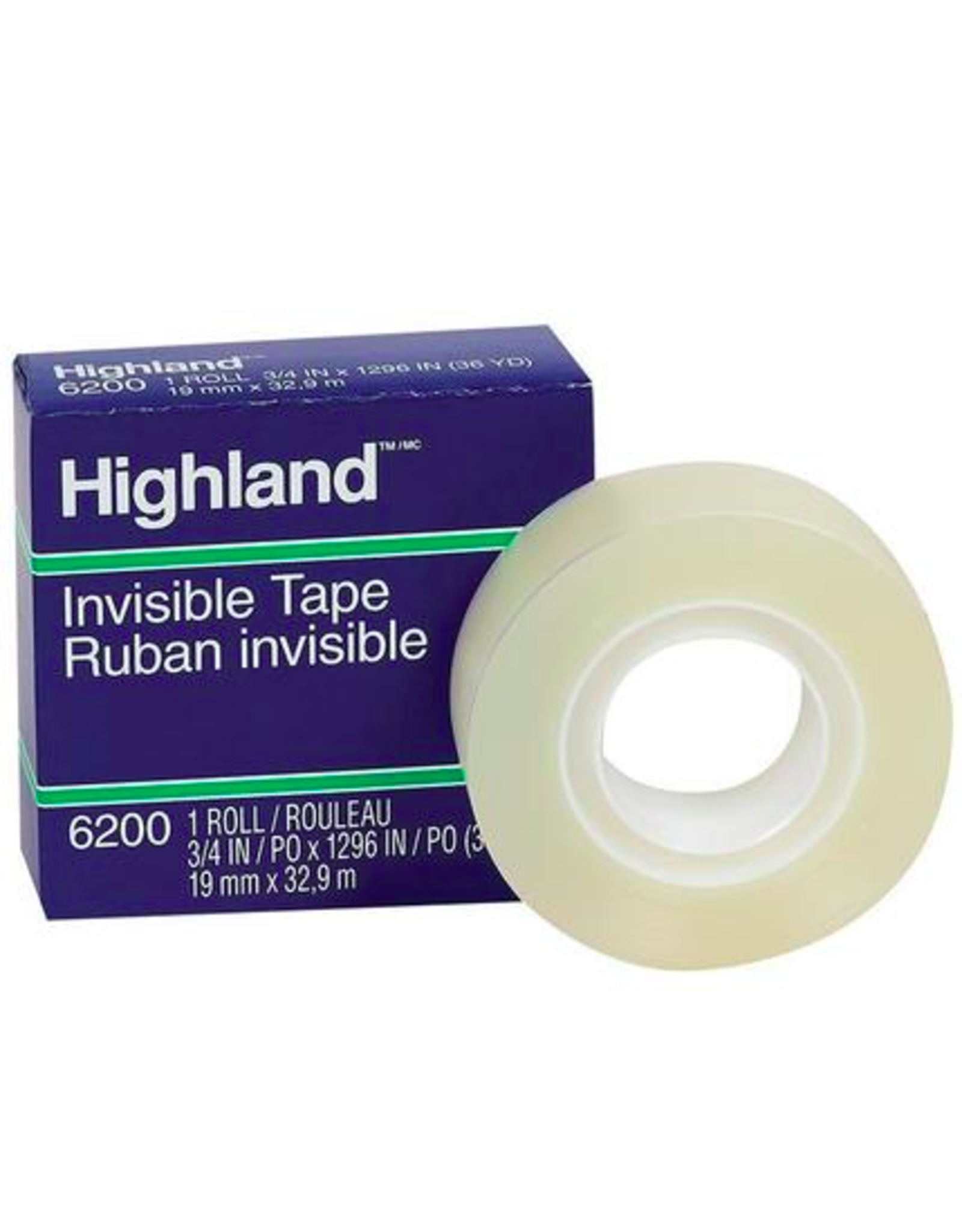 HIGHLAND HIGHLAND INVISIBLE TAPE 3/4"x1296"
