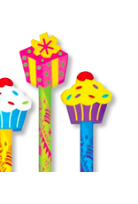CUPCAKE PARTY ERASER TOPPER