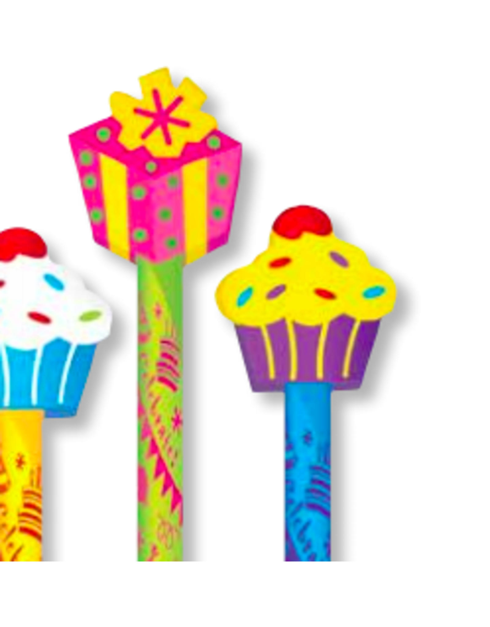 CUPCAKE PARTY ERASER PENCIL TOPPER